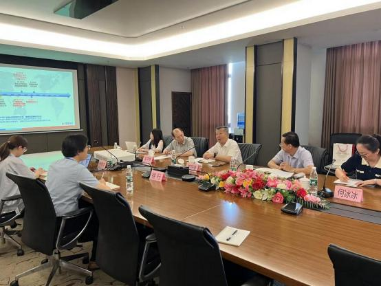 無錫市上市公司協會會長萬冠清一行來我司調研交流